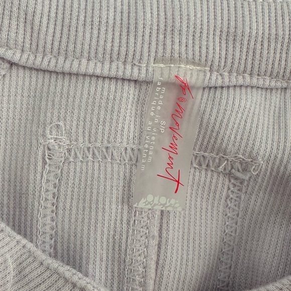 Free People Movement Purple Kick Off Solid Layer Longsleeve Shirt Small - Picture 3 of 7